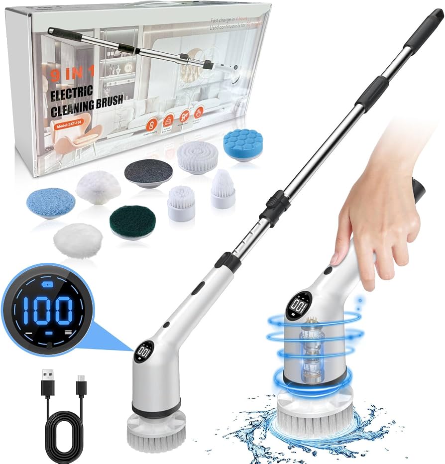 9 in 1 Electric Cleaning Brush
