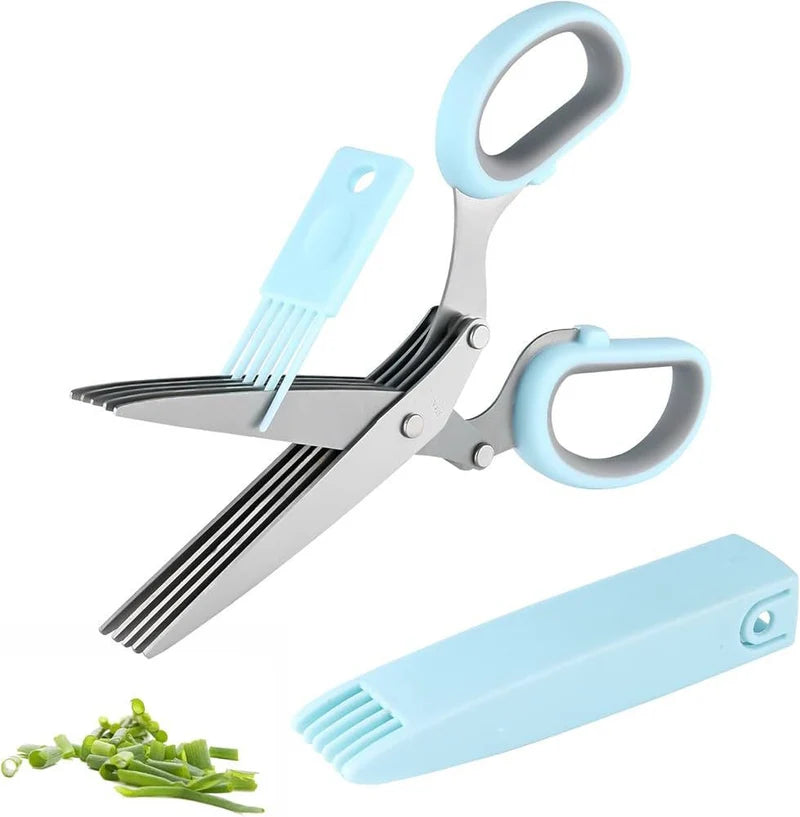 5-Blade Herb Scissor   مقص الأعشاب خماسي الشفرات