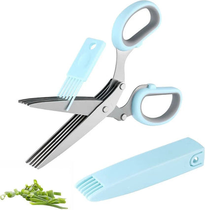 5-Blade Herb Scissor   مقص الأعشاب خماسي الشفرات