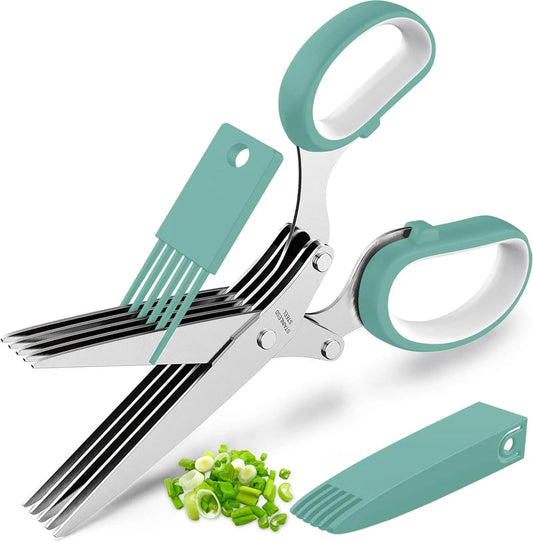 5-Blade Herb Scissor   مقص الأعشاب خماسي الشفرات