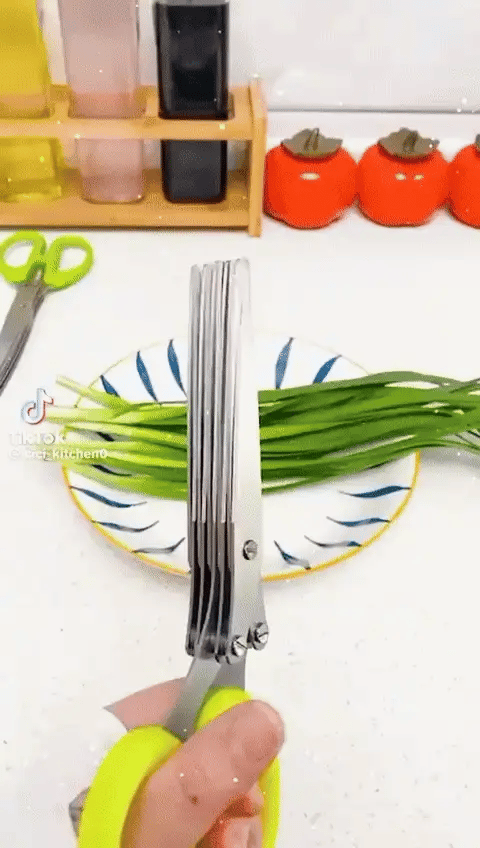 5-Blade Herb Scissor   مقص الأعشاب خماسي الشفرات